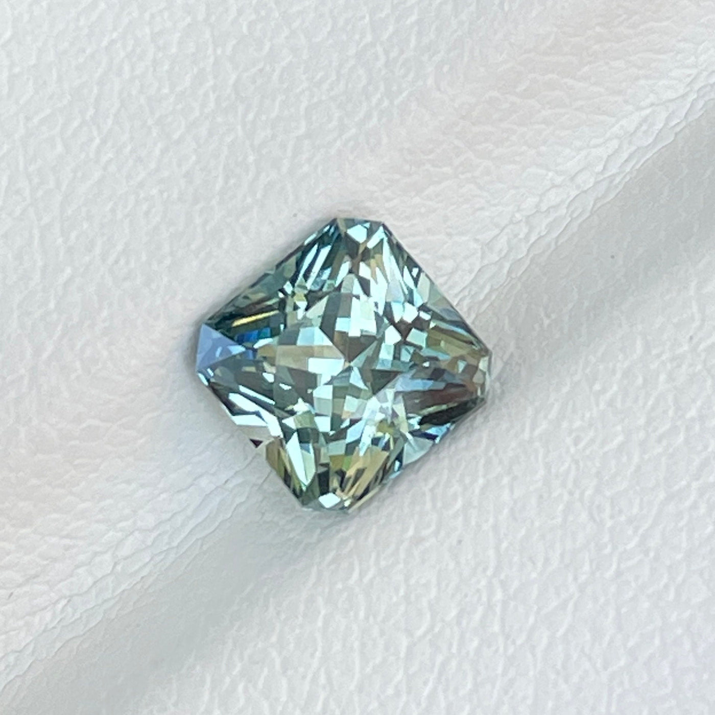 Teal Sapphire l 2.19 Ct l 6.6x 6.5x 4.9mm l Cushion l Unheated l Madagascar l Natural Sapphire l Sapphire Ring l Engagement Ring