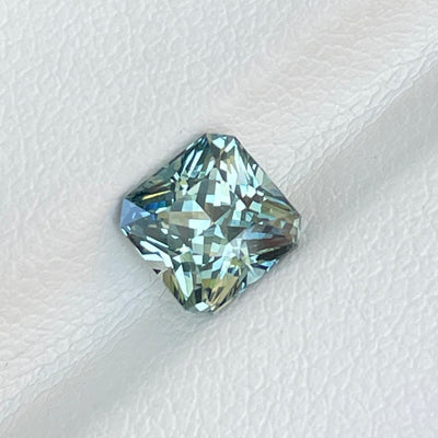 Teal Sapphire l 2.19 Ct l 6.6x 6.5x 4.9mm l Cushion l Unheated l Madagascar l Natural Sapphire l Sapphire Ring l Engagement Ring