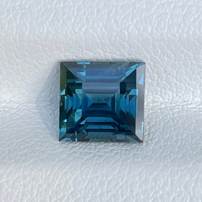 Teal Sapphire l 2.06 Ct l 6.3x5.9x4.6mm l Princess l Heated l Madagascar l Natural Sapphire l Sapphire Ring l Engagement Ring