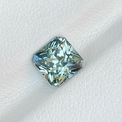 Teal Sapphire l 2.19 Ct l 6.6x 6.5x 4.9mm l Cushion l Unheated l Madagascar l Natural Sapphire l Sapphire Ring l Engagement Ring