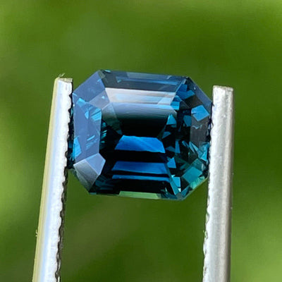 Teal Sapphire l 2.03 Ct l 6.9x6.0x4.5mml Cushion l Natural l Madagascar l Natural Sapphire l Sapphire Ring l Engagement Ring