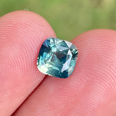 Teal Sapphire l 1.72 Ct l 6.5 x 6.6 x 4.3mm l Emerald l Natural l Madagascar l Natural Sapphire l Sapphire Ring l Engagement Ring