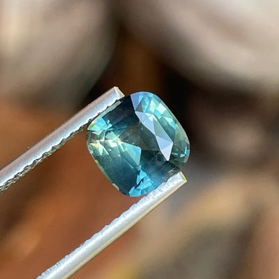 Teal Sapphire l 1.72 Ct l 6.5 x 6.6 x 4.3mm l Emerald l Natural l Madagascar l Natural Sapphire l Sapphire Ring l Engagement Ring