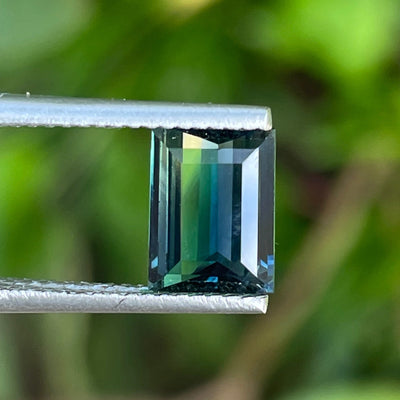 Teal Sapphire l 2.04 CT l 8.3x6.1x3.4mm l Rectangle l  l Fine Sapphires For Bespoke Engagement Ring l Madagascar Origin l Fine Sapphire