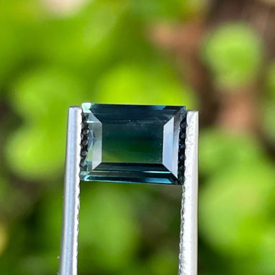 Teal Sapphire l 2.04 CT l 8.3x6.1x3.4mm l Rectangle l  l Fine Sapphires For Bespoke Engagement Ring l Madagascar Origin l Fine Sapphire