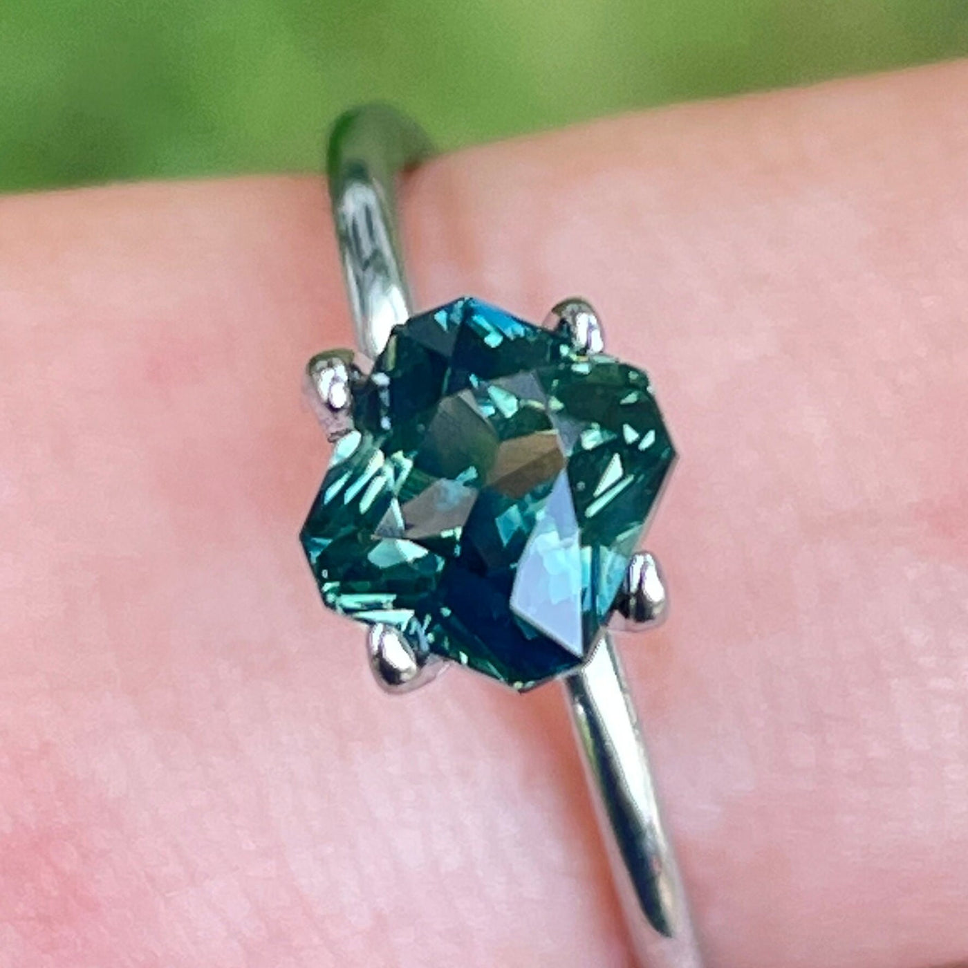 Teal Sapphire  1.58 Ct